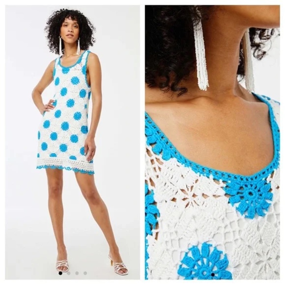 Roller rabbit crochet cover up